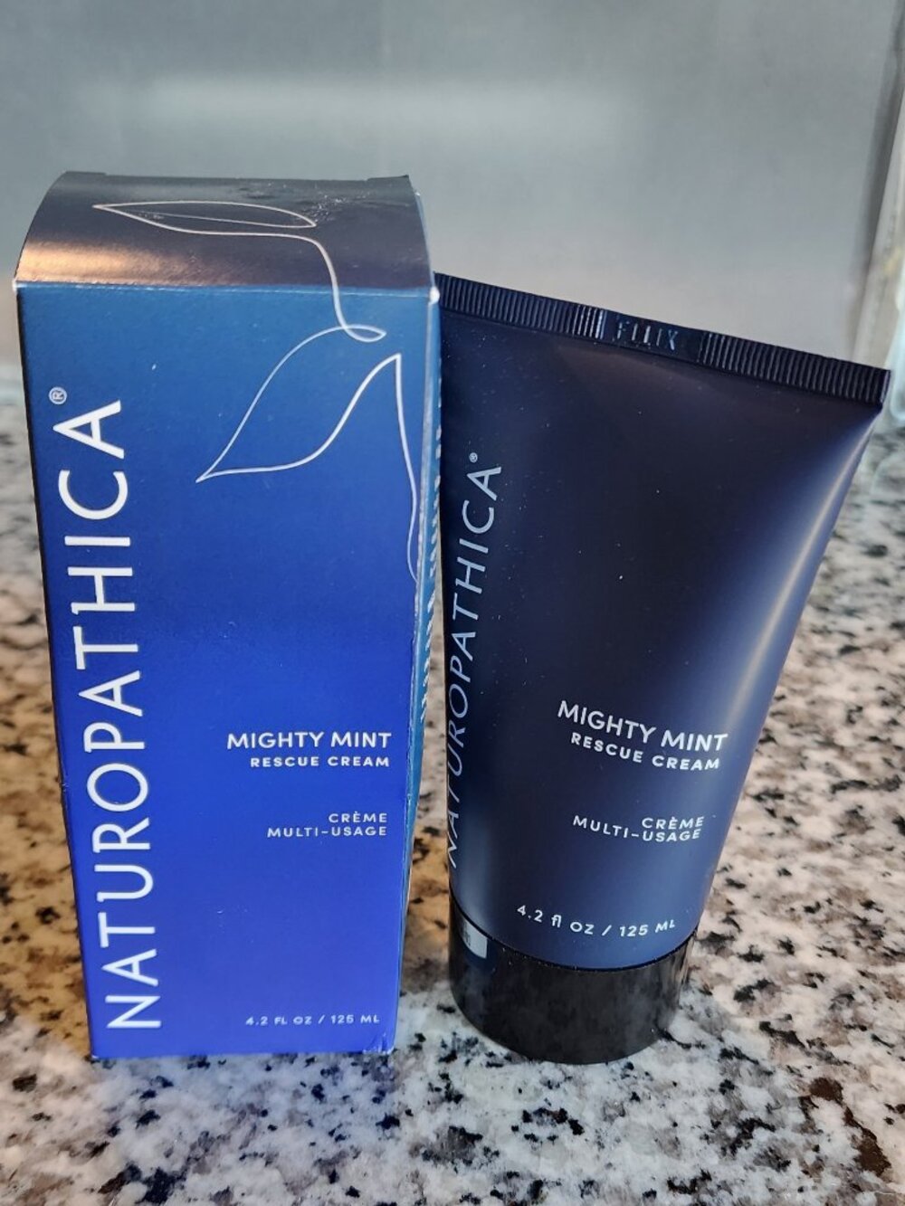 Naturopathica Mighty Mint Rescue Cream 4.2 oz NEW Cooling Body Cream